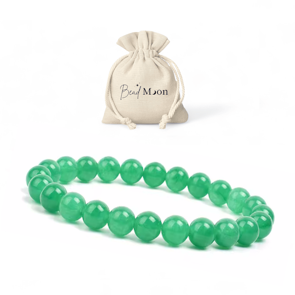 Bracelet en Aventurine – Bijou pour attirer la chance et saisir les opportunités, pierre naturelle favorisant la prospérité.